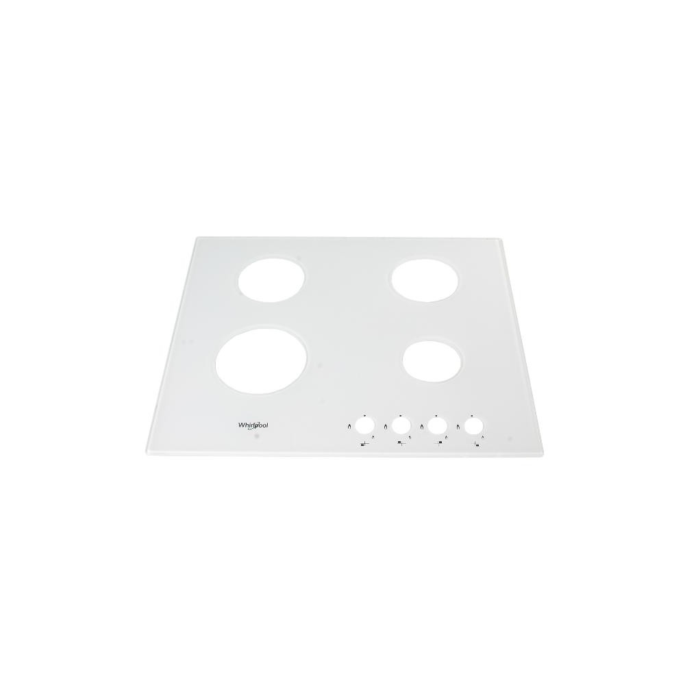 Piano in vetro bianco piano cottura 481010684324