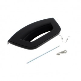 Set maniglia oblò nero lavatrice C00287267