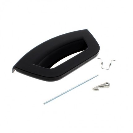 Set maniglia oblò nero lavatrice C00287267