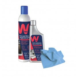 Kit pulizia per acciaio inox piani di cottura - INX115