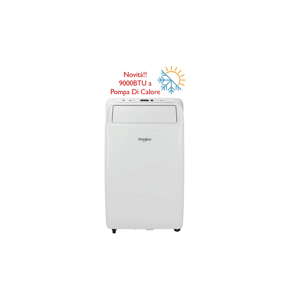 Condizionatore 9000BTU Portatile Whirlpool Pompa Di Calore- PACF29HPW