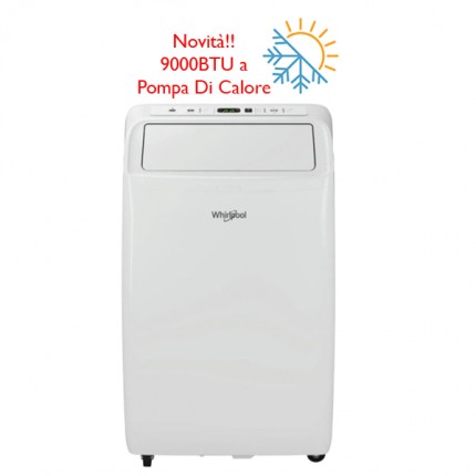 Condizionatore 9000BTU Portatile Whirlpool Pompa Di Calore- PACF29HPW