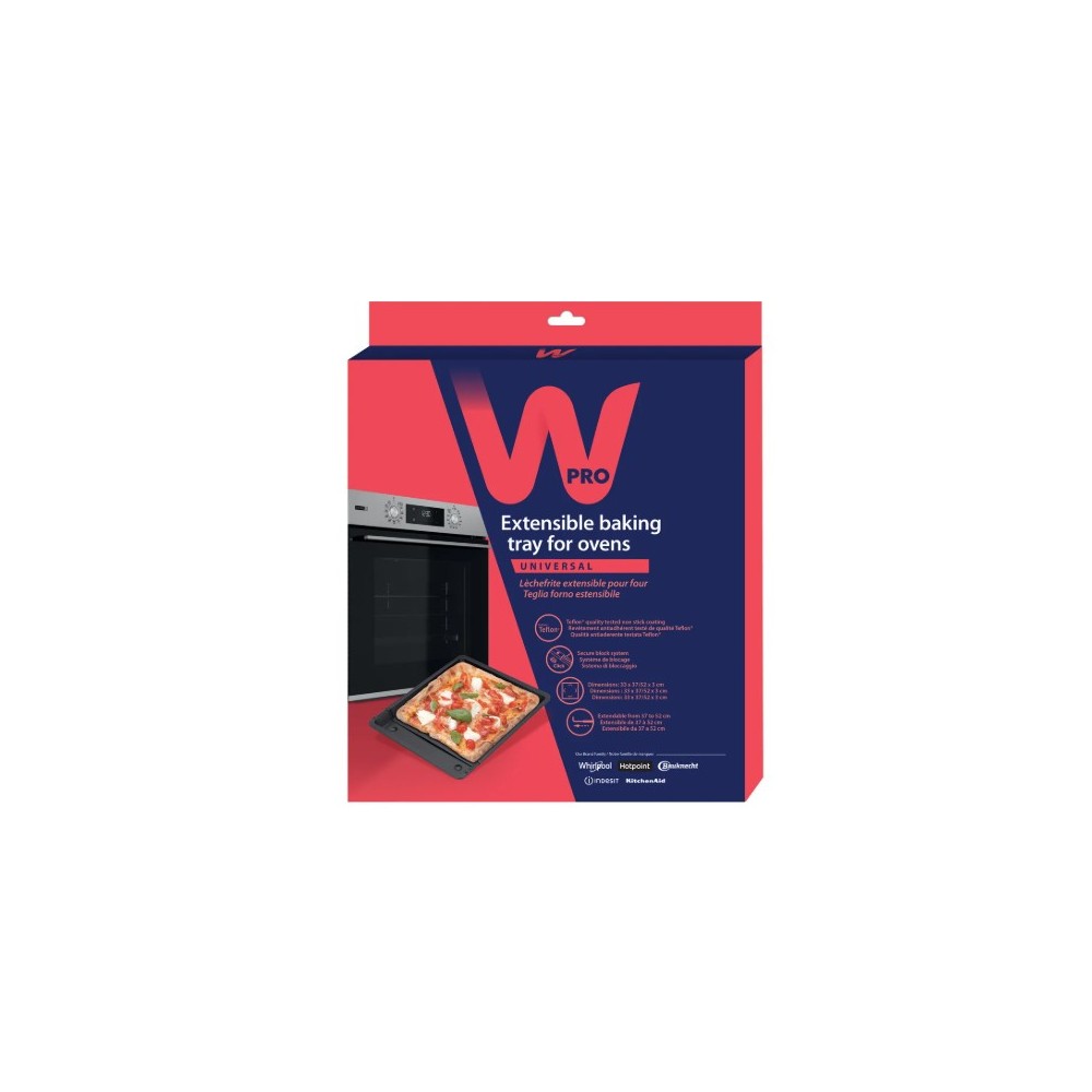 Leccarda per forno universale estensibile antiaderente 33 x 37/52 cm - UBT521