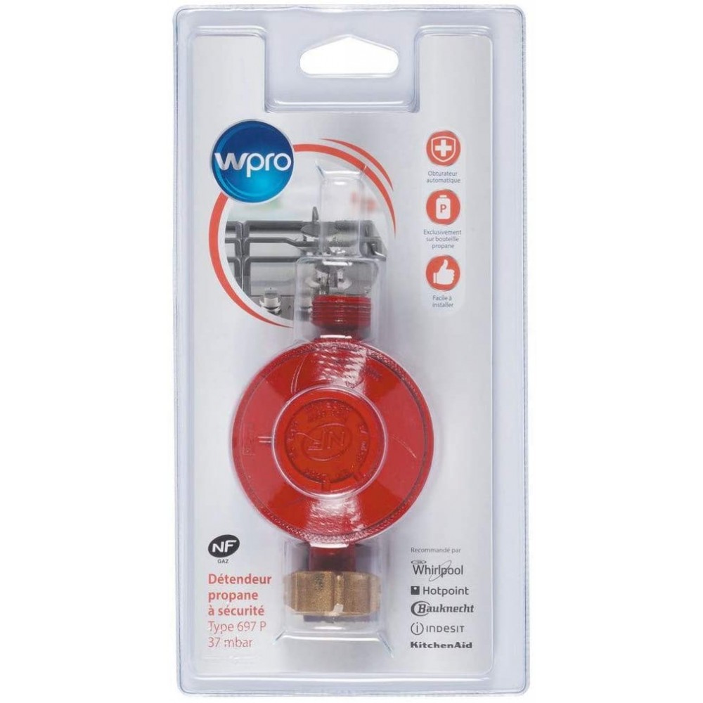 Regolatore di pressione per gas propano 37mbar TYPE 697P Wpro - DPB037