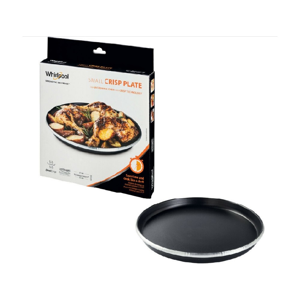 Piatto Crisp Originale Whirlpool per Microonde Diametro 25cm interno 27cm esterno - AVM250