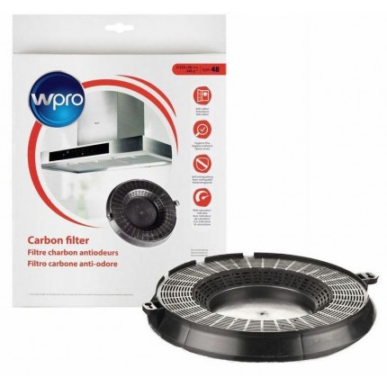 Filtro anti-odore al carbone attivo • Tipo 48 (Ø 233 x 30 mm - 340 g) - AMC037/1