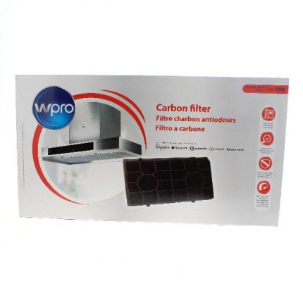 Filtro anti-odore al carbone attivo • Type 190 (485 x 265 x 48 mm - 1300 g) - CHF190/1