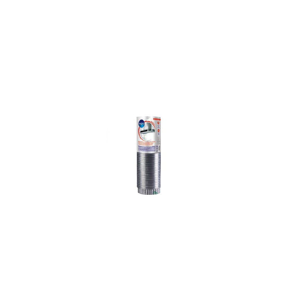 Tubo di scarico fumi in alluminio • 1.5 m Ø 120 mm - CHT154