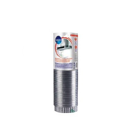 Tubo di scarico fumi in alluminio • 1.5 m Ø 120 mm - CHT154